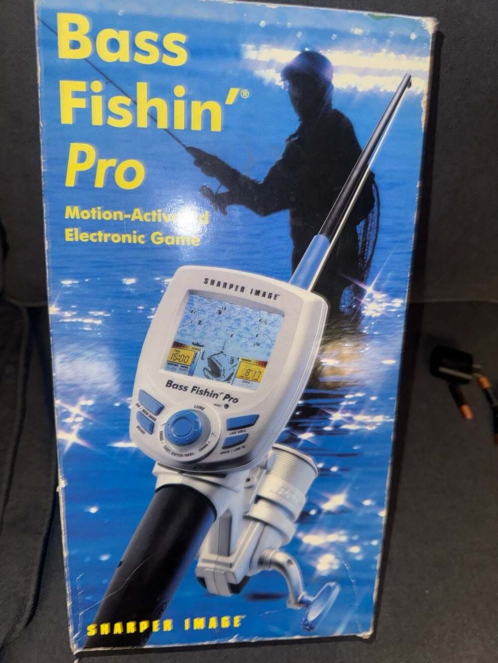 Sharper Image Bass Fishin' Pro Motion-Activated Electronic Handheld Fishing Game
